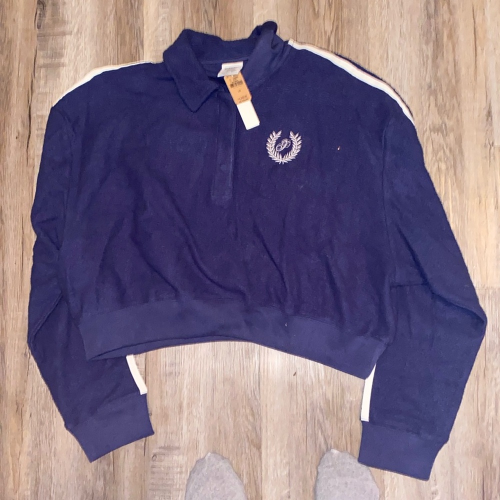 Blue pink. Sweatshirt